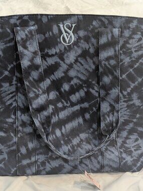 Victoria Secret Blue Tie Dye Tote Bag